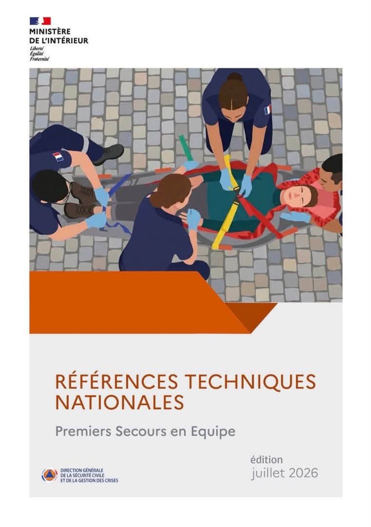 Nouvelles recommandations nationales de Premiers Secours en Equipe PSE - Références Techniques Nationales Juillet 2026